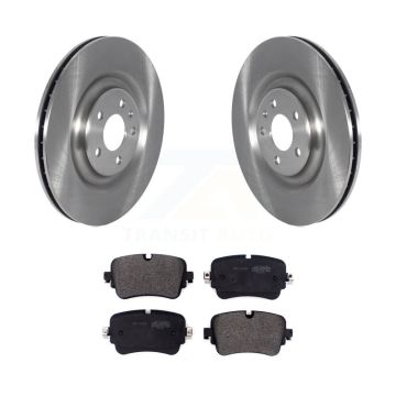 Rear Disc Brake Rotors And Semi-Metallic Pads Kit For Audi Q7 Q8 e-tron Quattro A8 K8F-103599