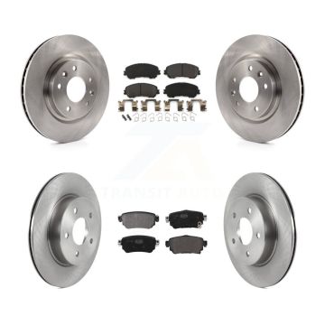 Front Rear Disc Brake Rotors And Semi-Metallic Pads Kit For Nissan Rogue Sport Qashqai K8F-103613