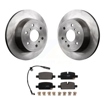 Rear Brake Rotor Semi-Metallic Pad Kit For 2019 GMC Sierra 1500 With Manual Parking K8F-103622