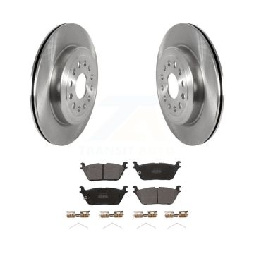 Rear Disc Brake Rotors And Semi-Metallic Pads Kit For Ram 1500 K8F-103625