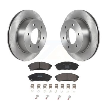 Rear Disc Brake Rotors And Semi-Metallic Pads Kit For 2019-2023 Ford Ranger K8F-103626