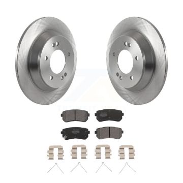 Rear Disc Brake Rotors And Semi-Metallic Pads Kit For Hyundai Kona K8F-103629