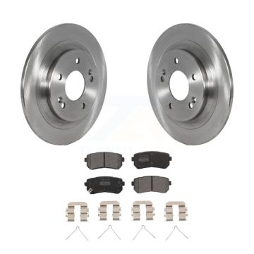 Rear Disc Brake Rotors And Semi-Metallic Pads Kit For Hyundai Kona Kia Seltos K8F-103631