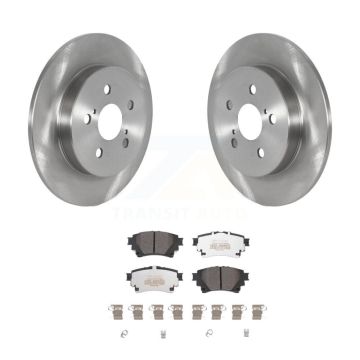 Rear Disc Brake Rotors And Semi-Metallic Pads Kit For Toyota Corolla K8F-103634