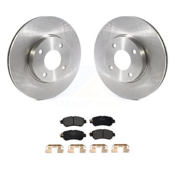 Front Disc Brake Rotors And Semi-Metallic Pads Kit For Nissan Kicks Versa K8F-103654