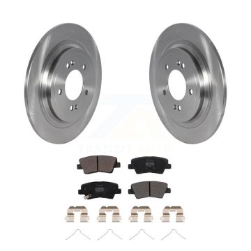 Rear Disc Brake Rotors And Semi-Metallic Pads Kit For Kia Sportage Hyundai Tucson Nexo K8F-103672