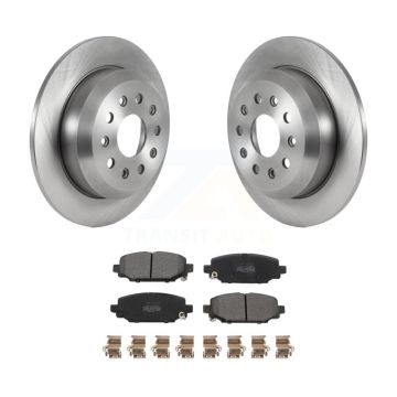 Rear Disc Brake Rotors And Semi-Metallic Pads Kit For 2018-2020 Jeep Wrangler Sport K8F-103674