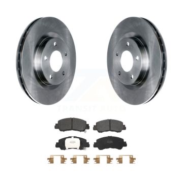 Front Disc Brake Rotors And Semi-Metallic Pads Kit For Mitsubishi Eclipse Cross K8F-103677