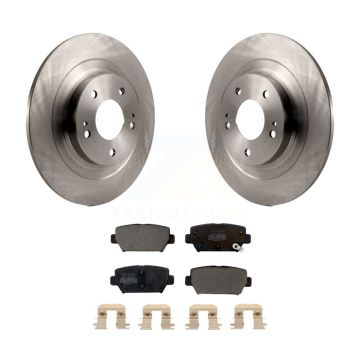 Rear Disc Brake Rotors And Semi-Metallic Pads Kit For Mitsubishi Eclipse Cross K8F-103682