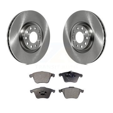 Front Disc Brake Rotors And Semi-Metallic Pads Kit For Audi A6 Quattro K8F-103685