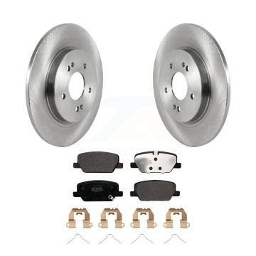 Rear Disc Brake Rotor & Semi-Metallic Pad Kit For Hyundai Palisade Santa Fe Kia Telluride K8F-103699