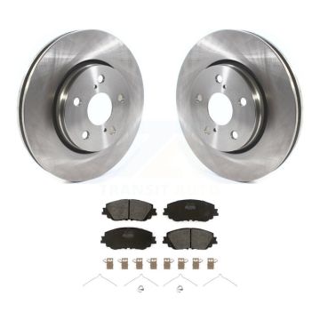 Front Brake Rotor Semi-Metallic Pad Kit For 19 Toyota C-HR Vehicles Manufactured In Japan K8F-103734