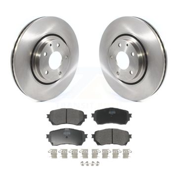 Front Disc Brake Rotors And Semi-Metallic Pads Kit For 2021 Mazda 6 Turbocharged K8F-103744