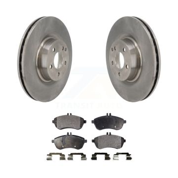 Front Brake Rotor & Semi-Metallic Pad Kit For Mercedes-Benz C250 Coupe With Sport Package K8F-103746