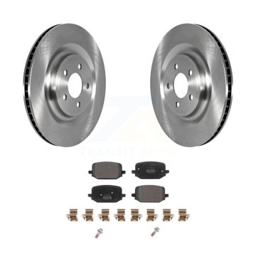 Rear Disc Brake Rotors And Semi-Metallic Pads Kit For 2022-2023 Ford Explorer 3.3L K8F-103771