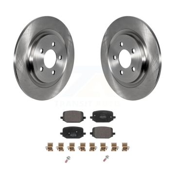 Rear Disc Brake Rotors And Semi-Metallic Pads Kit For 2022-2024 Ford Explorer 3.0L/2.3L K8F-103772