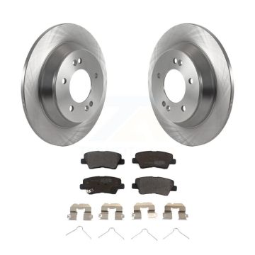 Rear Disc Brake Rotors And Semi-Metallic Pads Kit For 2020-2022 Kia Soul 1.6L K8F-103774
