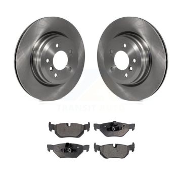 Rear Brake Rotor And Semi-Metallic Pad Kit For 2012 BMW X1 With 336mm Diameter K8F-103777