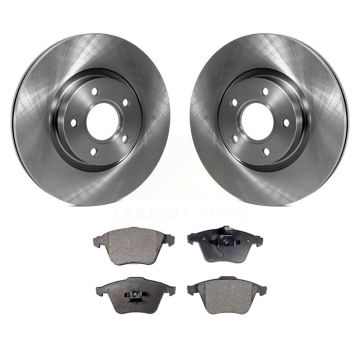 Front Disc Brake Rotors And Semi-Metallic Pads Kit For Volvo S40 K8F-103801