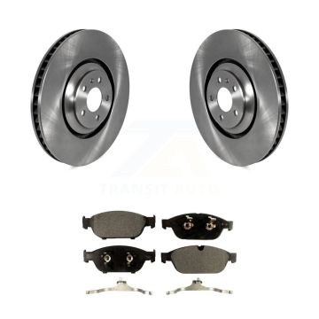 Front Disc Brake Rotors And Semi-Metallic Pads Kit For Audi A8 Quattro K8F-103805