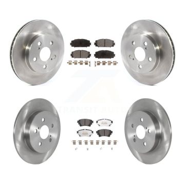 Front Rear Disc Brake Rotors And Semi-Metallic Pads Kit For Toyota Corolla K8F-103809