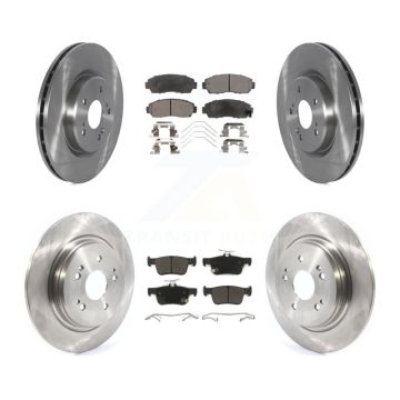 Front Rear Disc Brake Rotors And Semi-Metallic Pads Kit For 2019-2021 Acura RDX K8F-103816