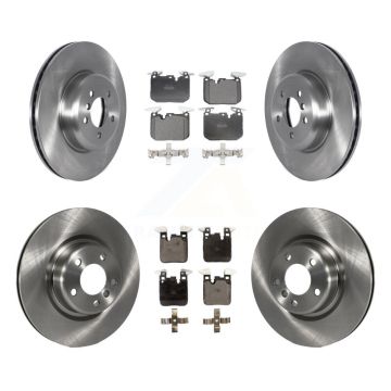 Front Rear Disc Brake Rotors And Semi-Metallic Pads Kit For 2018-2020 BMW M240i xDrive K8F-103826