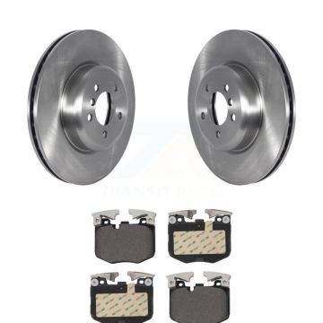 Front Disc Brake Rotor Semi-Metallic Pad Kit For 2019 BMW 330i With Blue Painted Calipers K8F-103862