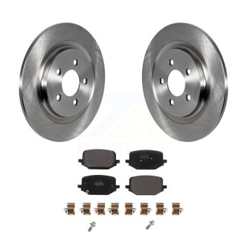 Rear Disc Brake Rotors And Semi-Metallic Pads Kit For 2022-2024 Ford Explorer 2.3L K8F-103902