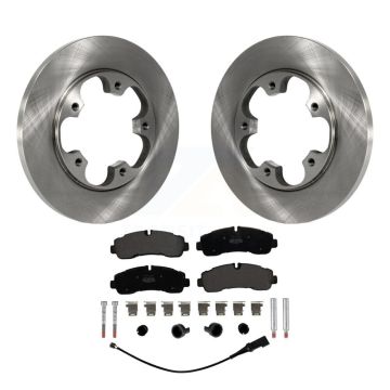 Rear Brake Rotor & Semi-Metallic Pad Kit For 20-21 Ford Transit-350 AWD With 5 Lug Wheels K8F-103907
