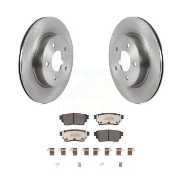 Rear Disc Brake Rotors And Semi-Metallic Pads Kit For Nissan Rogue K8F-103945