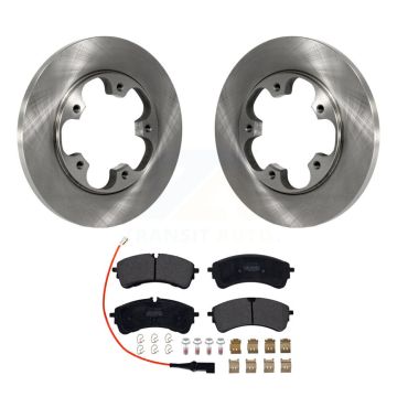 Rear Disc Brake Rotors Semi-Metallic Pad Kit For Ford Transit-250 Transit-150 Transit-350 K8F-103946