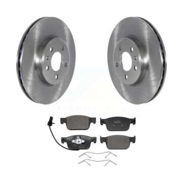 Front Disc Brake Rotors Semi-Metallic Pad Kit For Audi A4 With 314mm Diameter Rotor K8F-103961