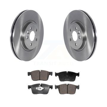 Front Brake Rotor Semi-Metallic Pad Kit For Jaguar F-Pace With 350mm Diameter K8F-103962