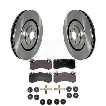 Front Disc Brake Rotors And Semi-Metallic Pads Kit For Audi A8 Quattro S7 S8 K8F-103968