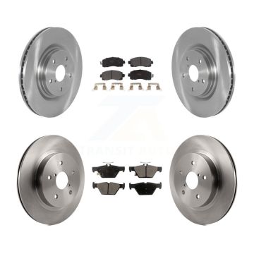 Front Rear Disc Brake Rotor And Semi-Metallic Pad Kit For 2020-2022 Subaru Outback Legacy K8F-103982