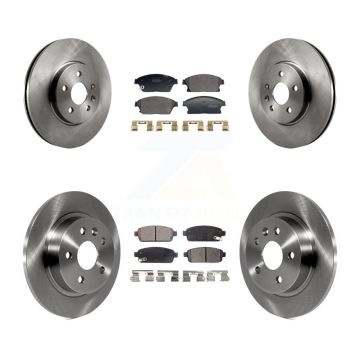 Front Rear Brake Rotors & Semi-Metallic Pad Kit For 2013-2017 Chevrolet Trax Buick Encore K8F-104018