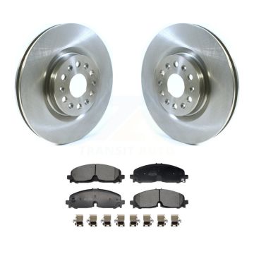 Front Disc Brake Rotors And Semi-Metallic Pad Kit For 2021 Cadillac XT5 Buick Enclave XT6 K8F-104042