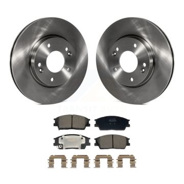 Front Disc Brake Rotors And Semi-Metallic Pads Kit For Hyundai Venue Kia Soul K8F-104045