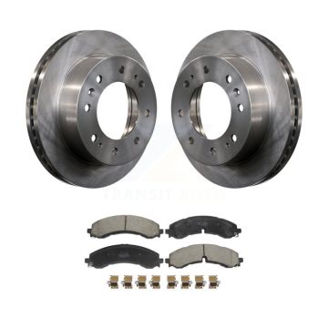 Front Brake Rotor & Semi-Metallic Pad Kit For GMC Chevrolet Sierra 2500 HD Silverado 3500 K8F-104047