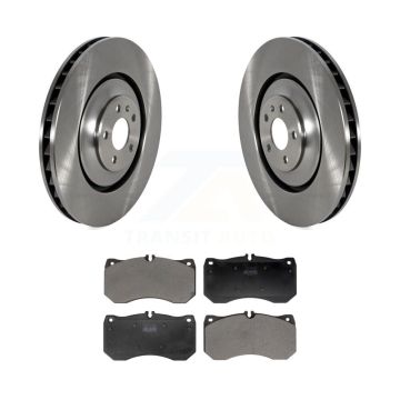 Front Disc Brake Rotors And Semi-Metallic Pads Kit For Audi A7 Quattro A8 S8 S7 K8F-104050