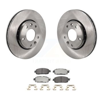 Front Disc Brake Rotors And Semi-Metallic Pads Kit For Nissan Kicks Sentra K8F-104053