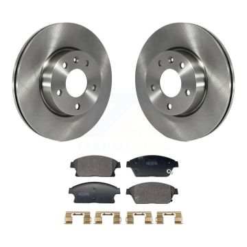 Front Disc Brake Rotors And Semi-Metallic Pads Kit For Cadillac ATS K8F-104059