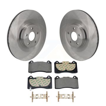 Front Disc Brake Rotors And Semi-Metallic Pads Kit For 2016-2018 Ford Focus RS K8F-104066