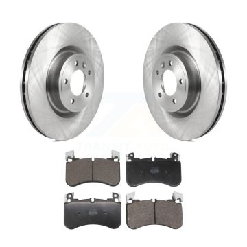 Front Disc Brake Rotors And Semi-Metallic Pads Kit For Land Rover Range Sport Discovery K8F-104070
