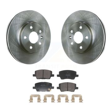 Front Disc Brake Rotors And Semi-Metallic Pads Kit For 2018-2020 Chevrolet Sonic K8F-104073