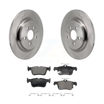 Rear Disc Brake Rotors And Semi-Metallic Pads Kit For 2021-2023 Ford Mustang Mach-E K8F-104075