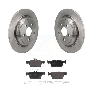 Rear Disc Brake Rotors And Semi-Metallic Pads Kit For 2022-2023 Ford Maverick K8F-104076