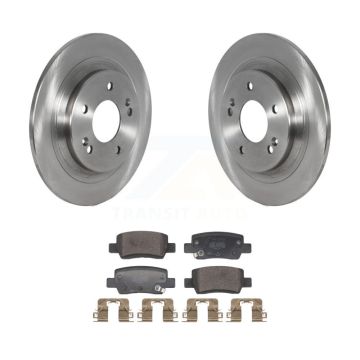 Rear Disc Brake Rotors & Semi-Metallic Pad Kit For Kia Seltos With Electric Parking K8F-104081