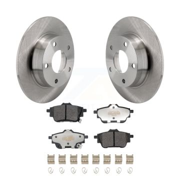 Rear Disc Brake Rotors Semi-Metallic Pad Kit For 2020-2023 Nissan Sentra rear brakes K8F-104082